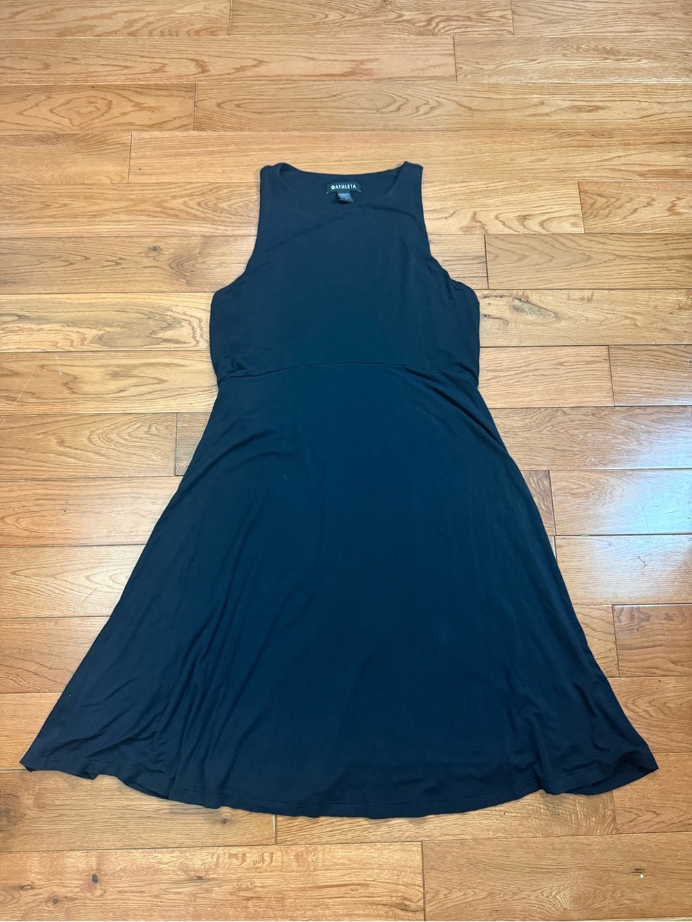 Athleta Santorini Thera Flowy A-Line Sleeveless Midi Dress